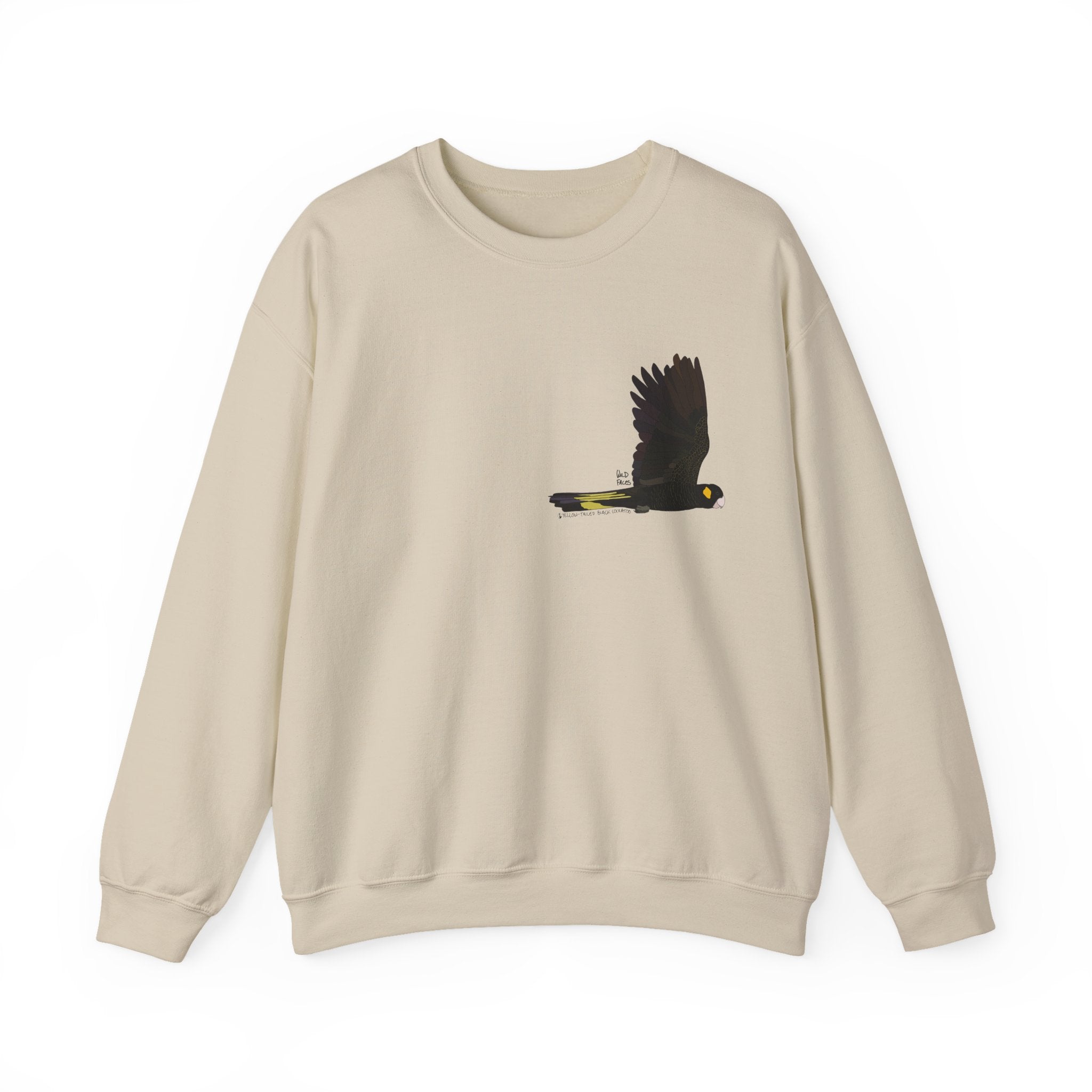 Yellow-tailed Black Cockatoo | Unisex Heavy Blend™ Crewneck