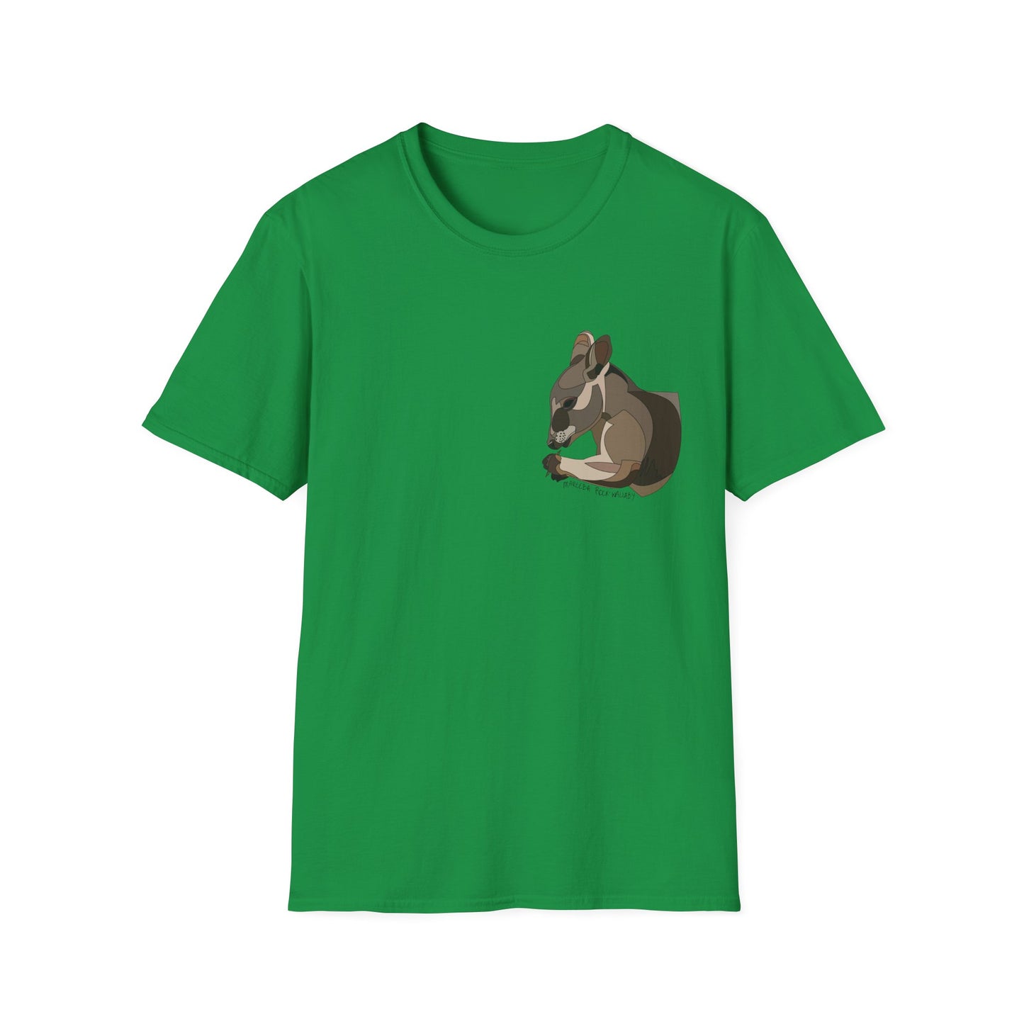 Mareeba Rock-wallaby - Small design - Unisex Softstyle T-Shirt