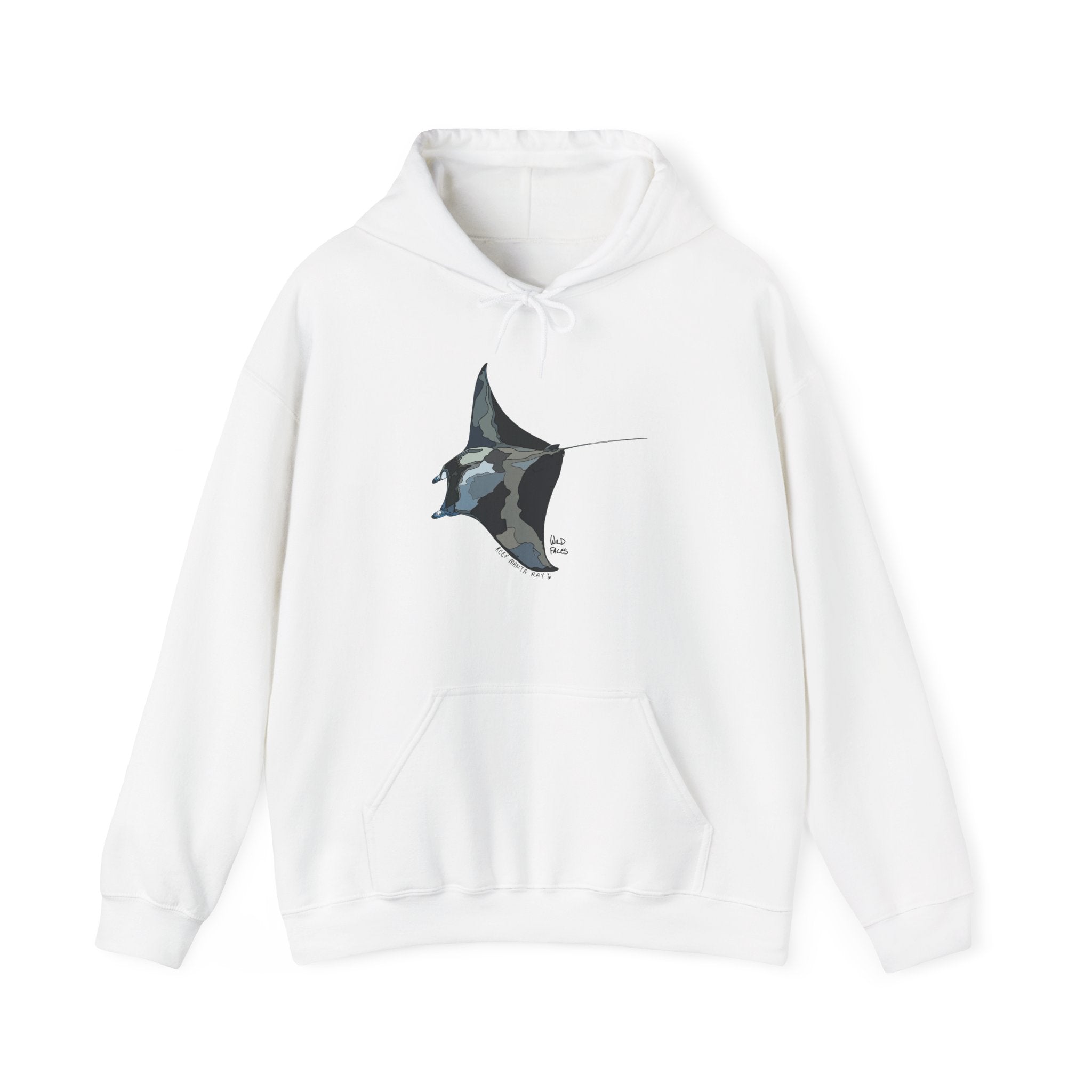 Reef Manta Ray | Unisex Heavy Blend™ Hooded Sweatshirt Printify