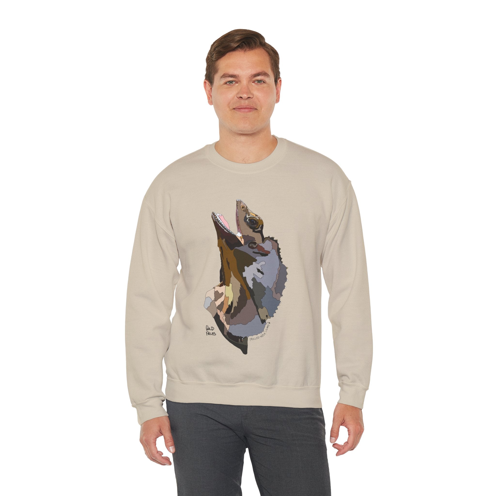 Frilled-neck Lizard Sweatshirt | Unisex Heavy Blend™ Crewneck Printify