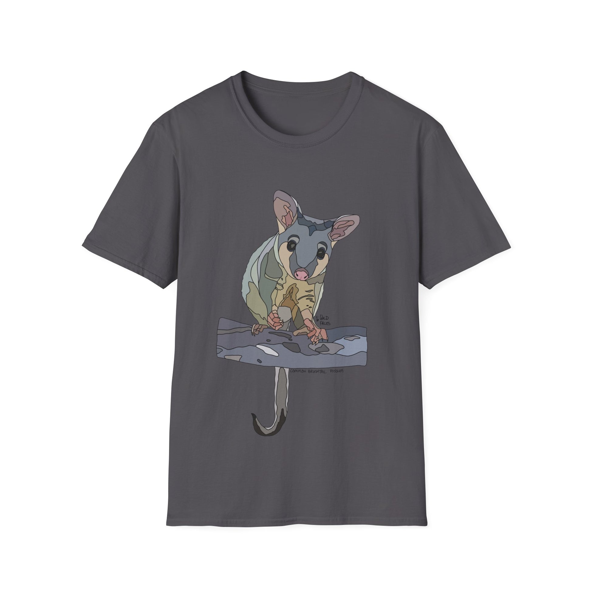 Common Brushtail Possum - Unisex Softstyle T-Shirt Printify