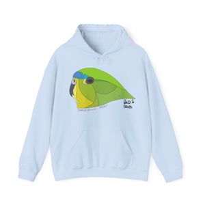 Orange-bellied Parrot | Unisex Heavy Blend™ Hooded Sweatshirt Printify