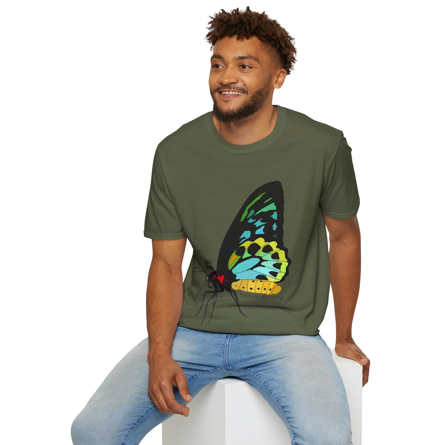 Birdwing Butterfly - Unisex Softstyle T-Shirt