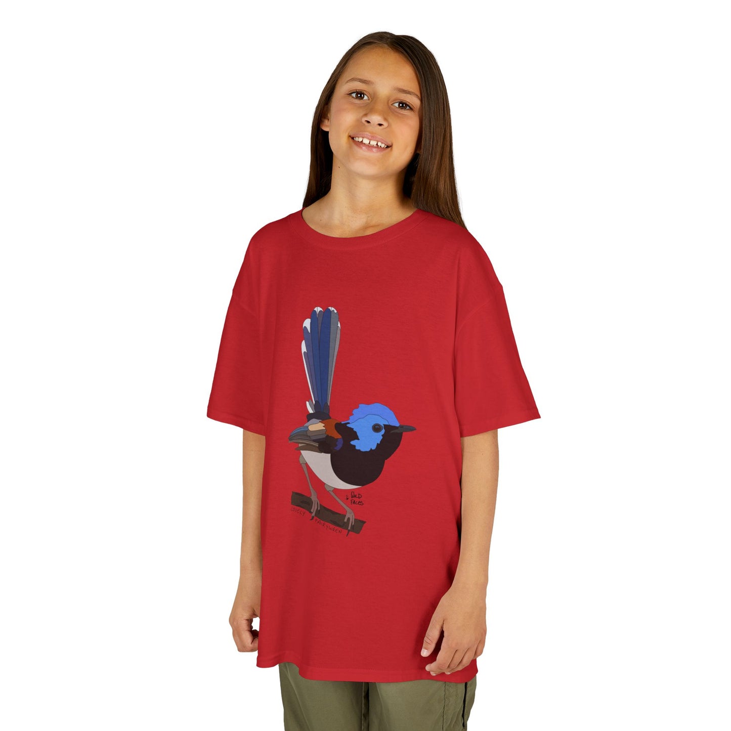 Lovely Fairywren | Kids Heavy Cotton™ Tee