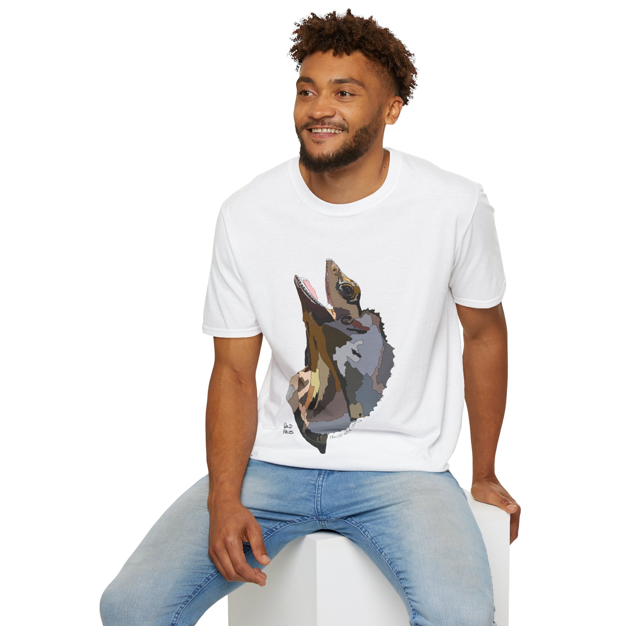 Frilled-neck Lizard - Unisex Softstyle T-Shirt Printify