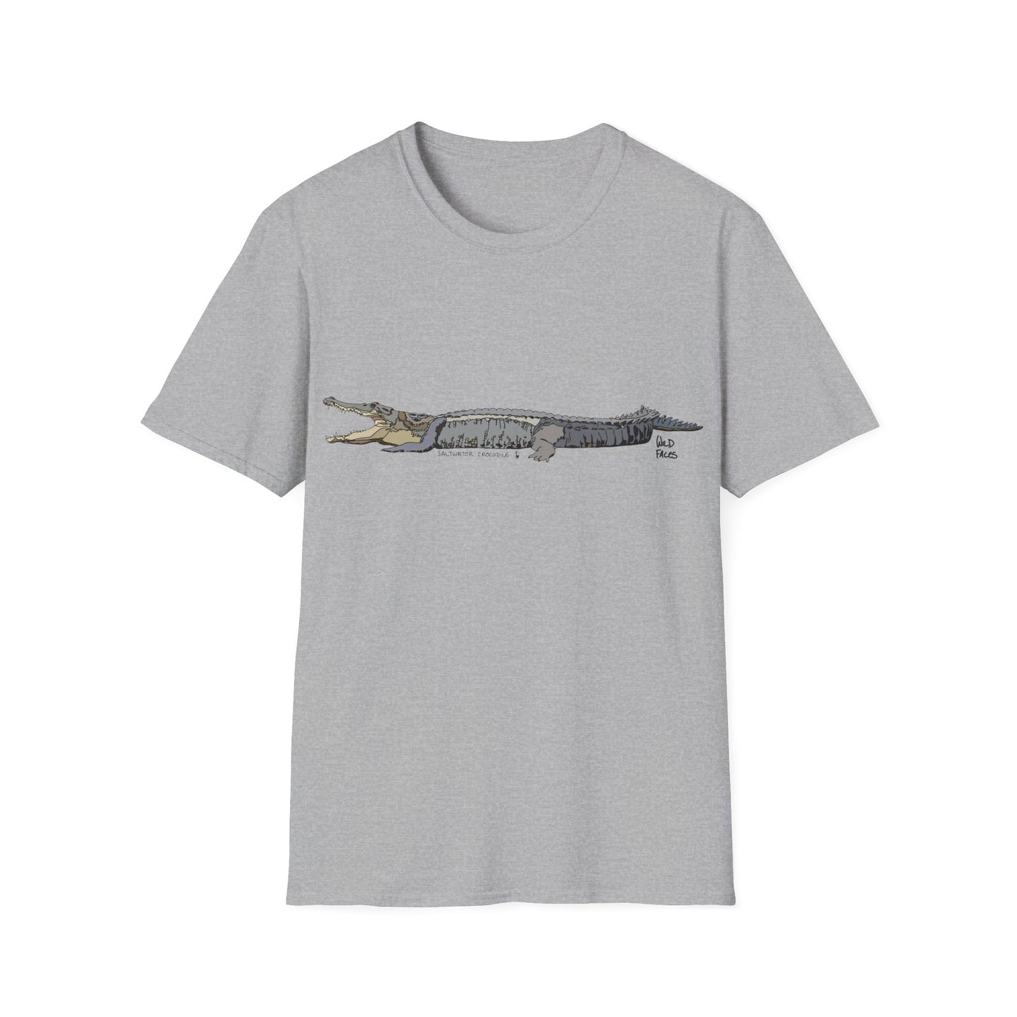 Saltwater Crocodile- Unisex Softstyle T-Shirt