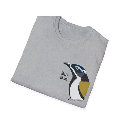 Blue-faced Honeyeater- Small design - Unisex Softstyle T-Shirt