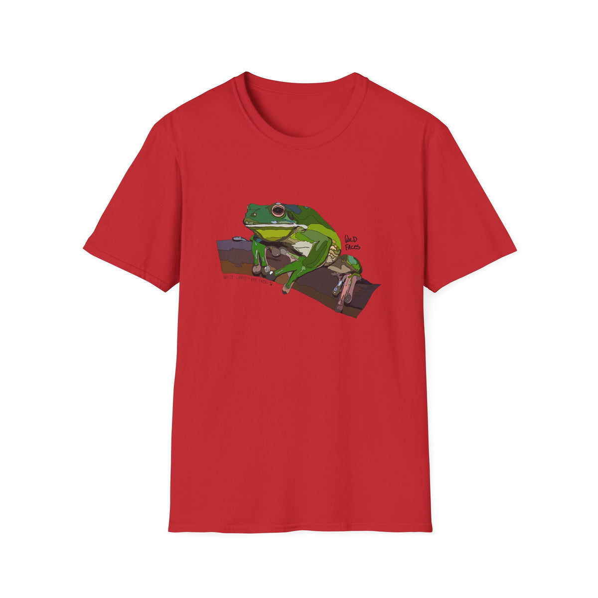 White-lipped Tree Frog - Unisex Softstyle T-Shirt