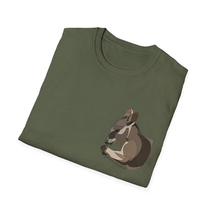 Mareeba Rock-wallaby - Small design - Unisex Softstyle T-Shirt