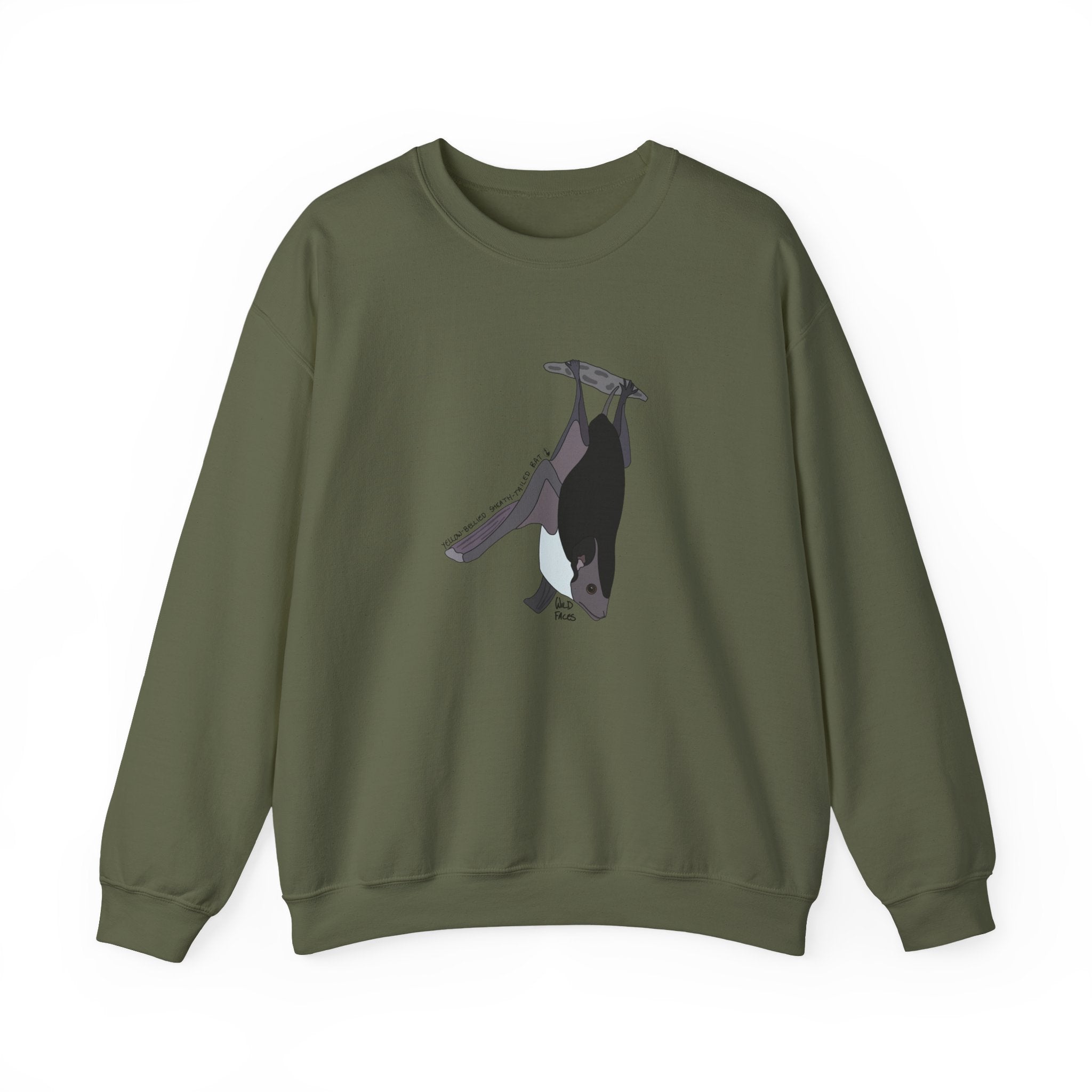Yellow-bellied Sheath-tailed Bat Sweatshirt | Unisex Heavy Blend™ Crewneck
