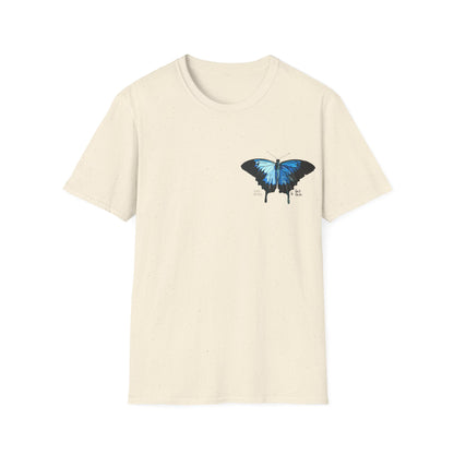 Ulysses Butterfly - Small design - Unisex Softstyle T-Shirt Printify