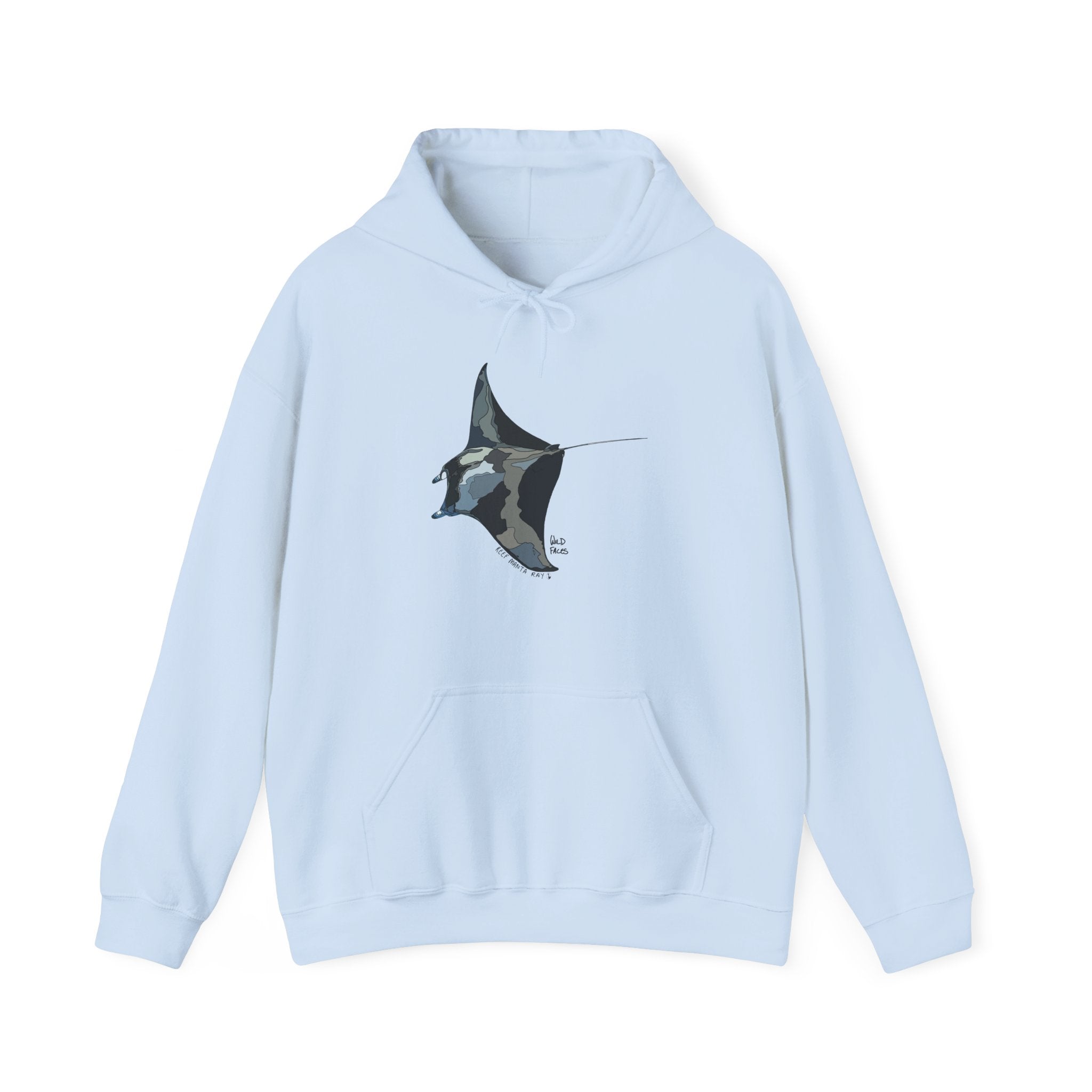 Reef Manta Ray | Unisex Heavy Blend™ Hooded Sweatshirt