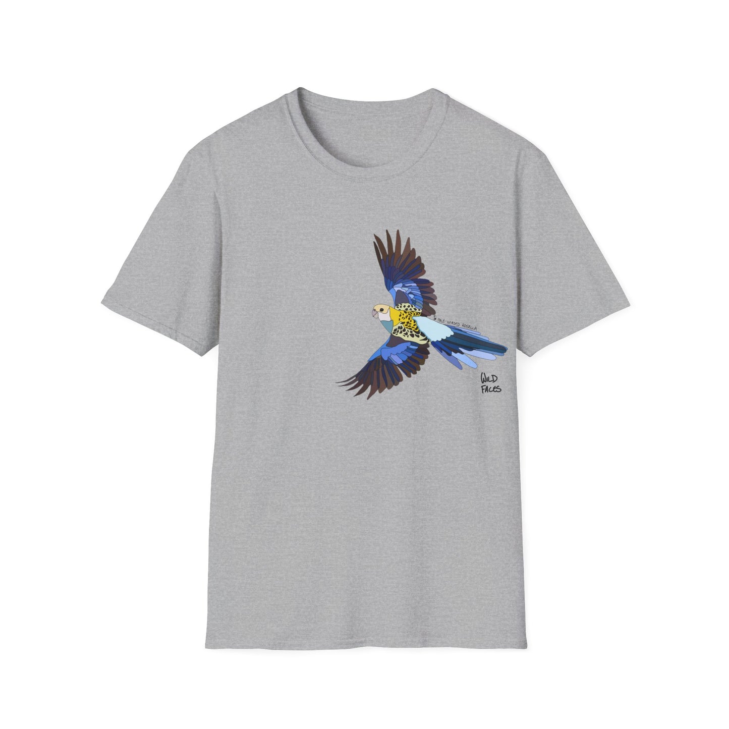 Pale-headed Rosella - Unisex Softstyle T-Shirt