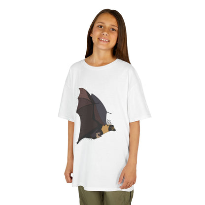 Spectacled Flying Fox (in flight) | Kids Heavy Cotton™ Tee Printify