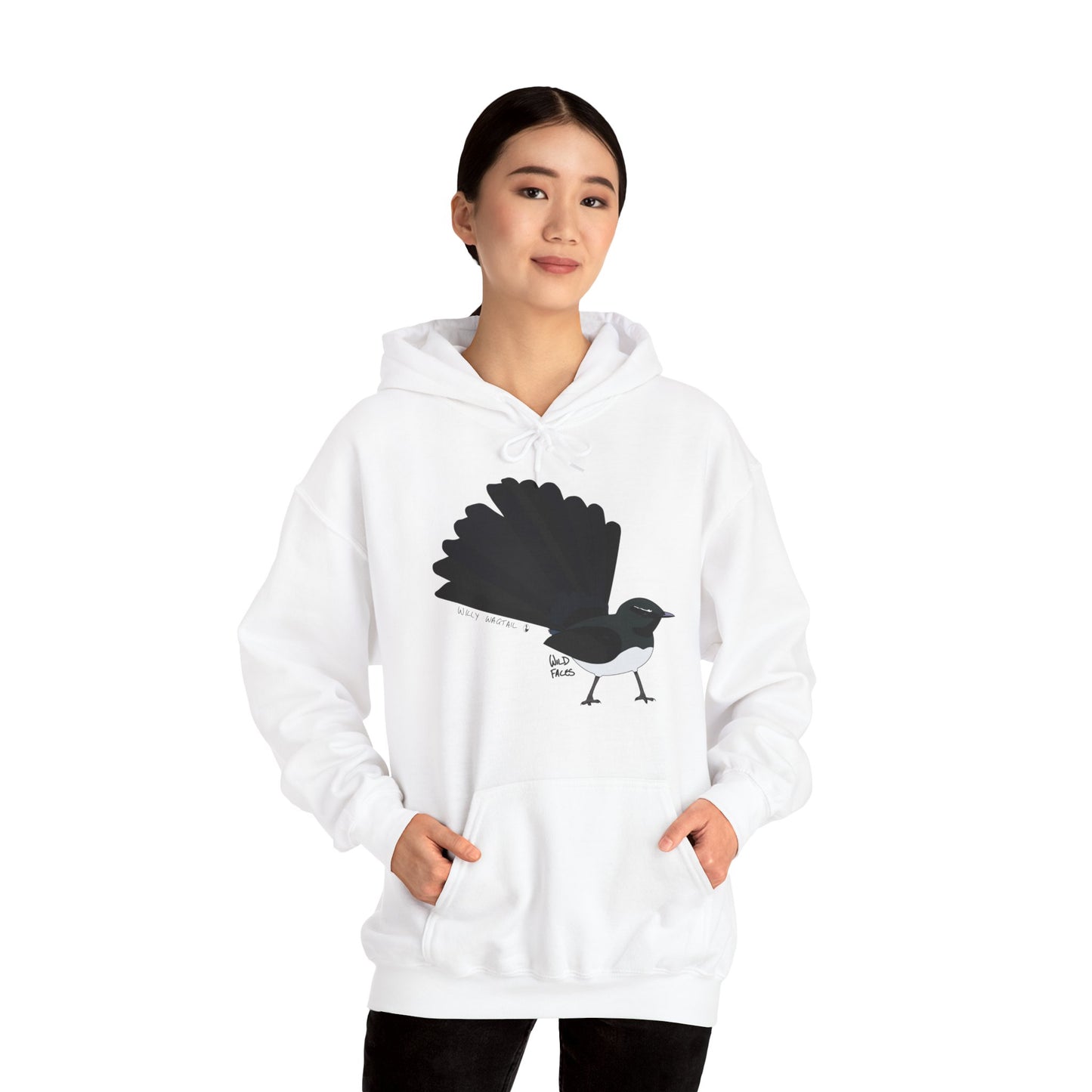 Willy Wagtail | Unisex Heavy Blend™ Hooded Sweatshirt