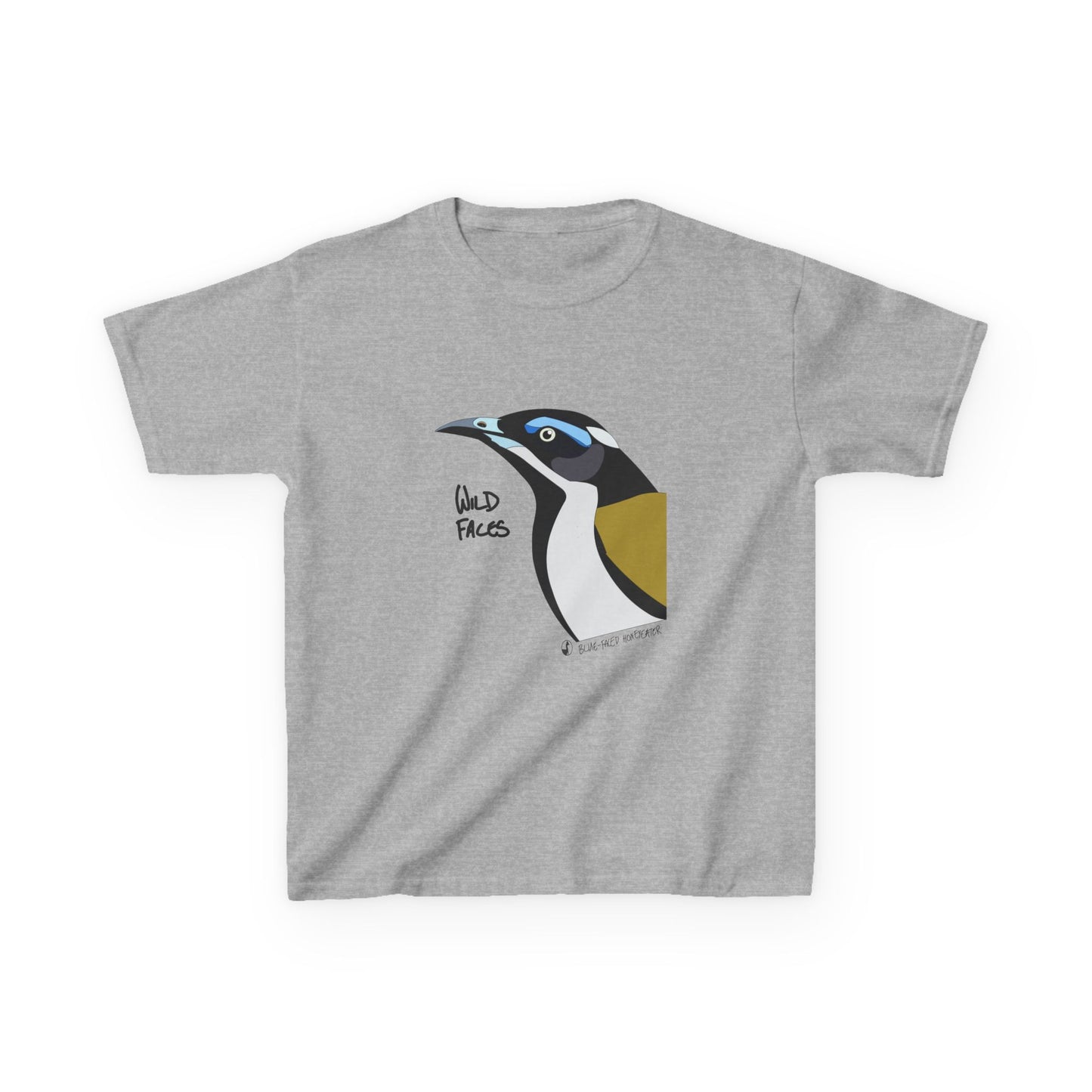 Blue-faced Honeyeater | Kids Heavy Cotton™ Tee