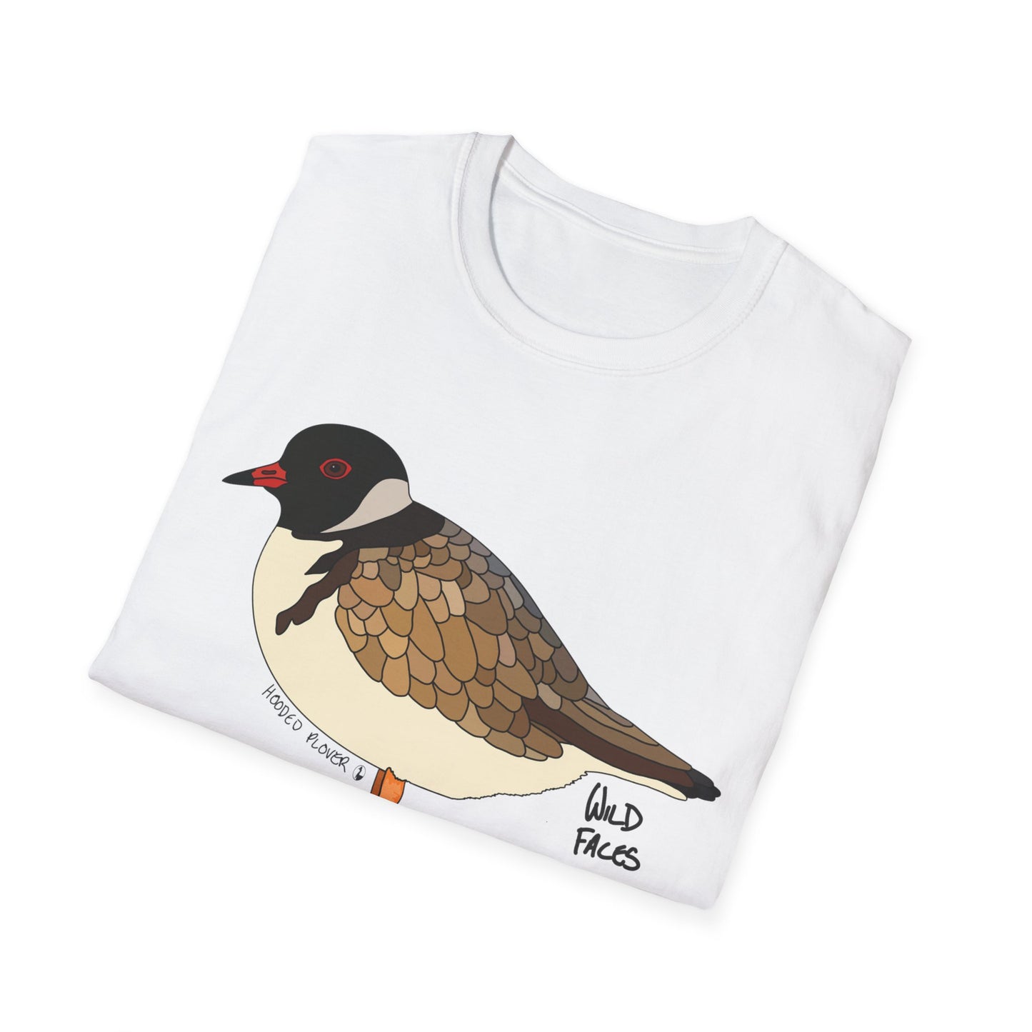 Hooded Plover - Unisex Softstyle T-Shirt