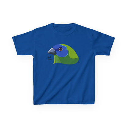 Blue-faced Parrotfinch | Kids Heavy Cotton™ Tee