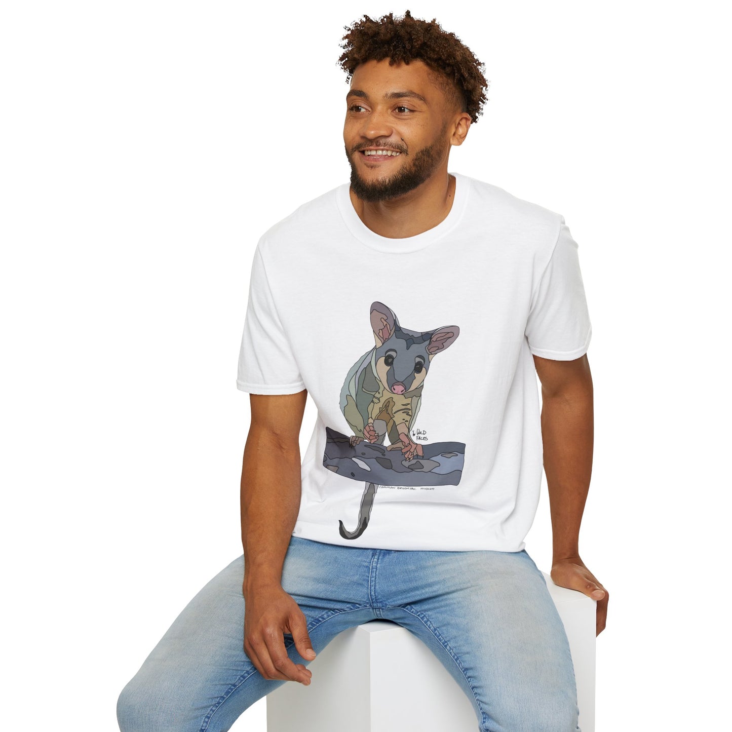 Common Brushtail Possum - Unisex Softstyle T-Shirt Printify