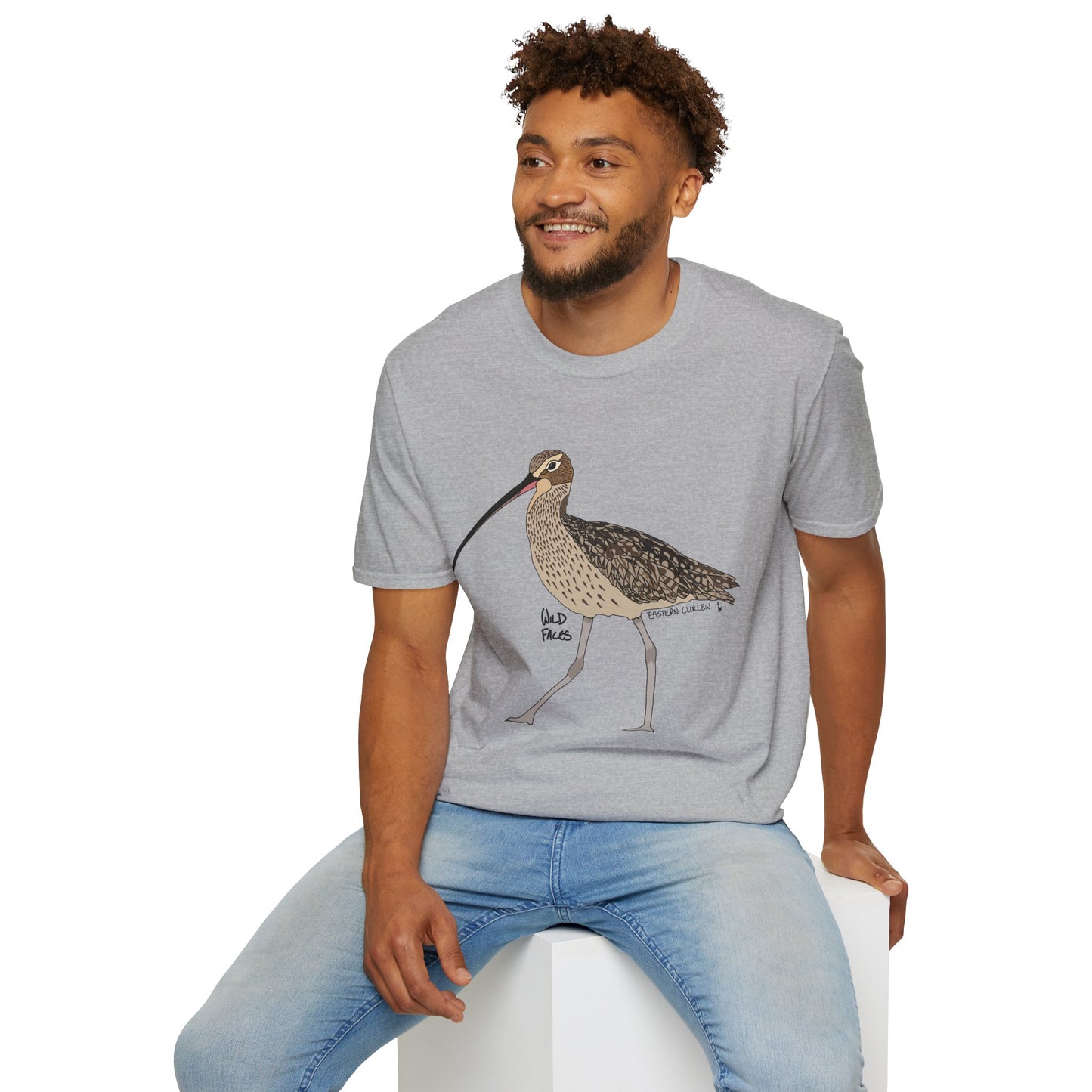 Eastern Curlew- Unisex Softstyle T-Shirt