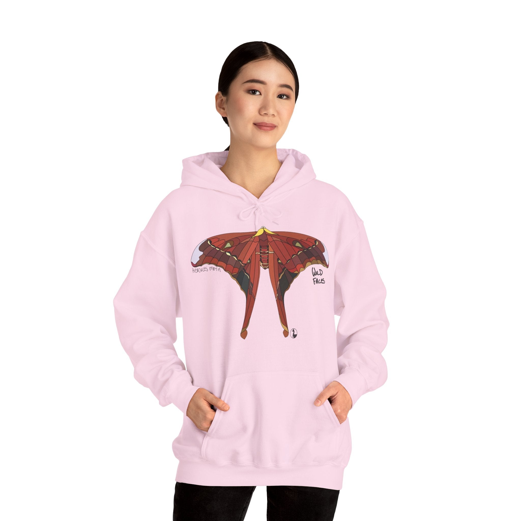 Hercules Moth | Unisex Heavy Blend™ Hooded Sweatshirt Printify