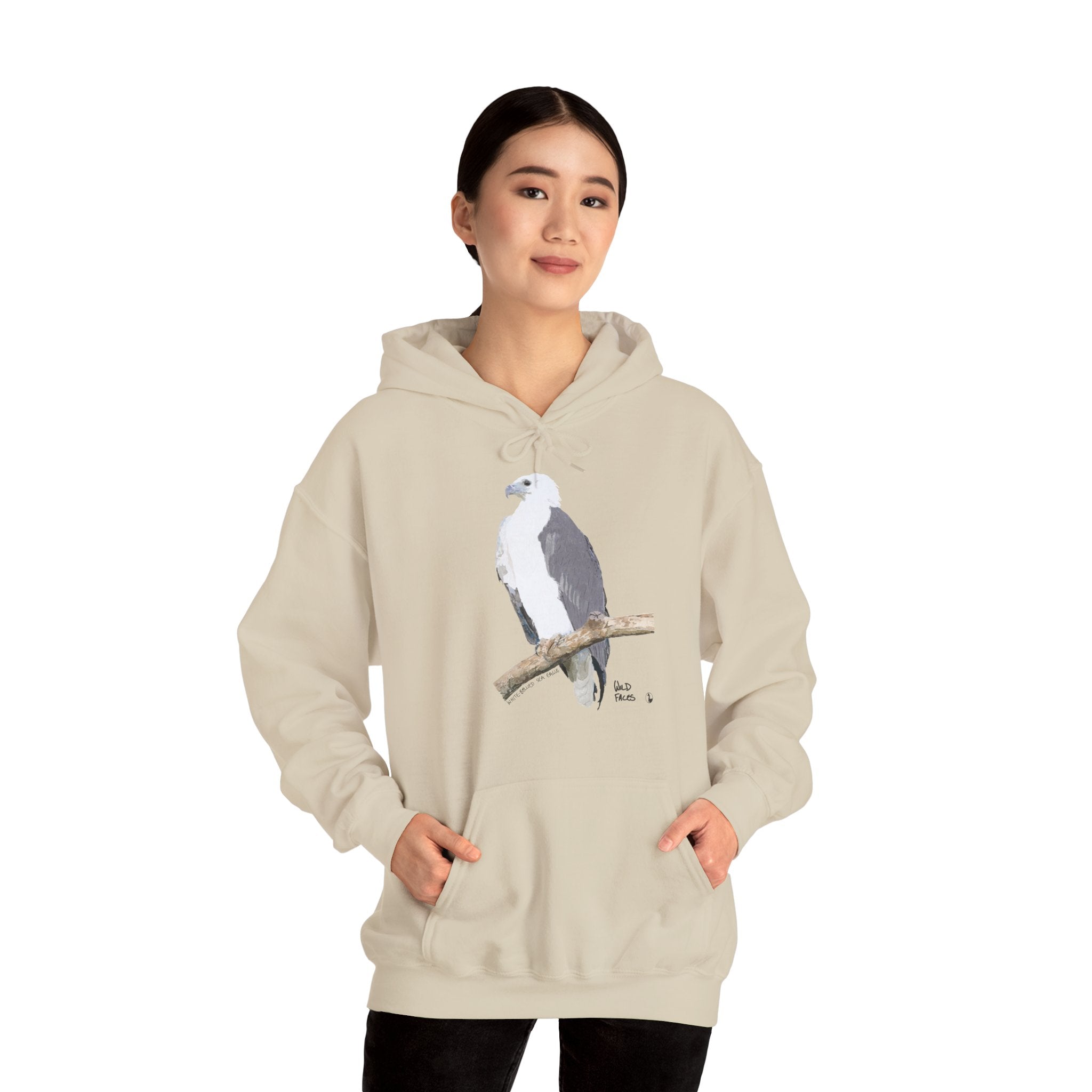 White-bellied Sea Eagle | Unisex Heavy Blend™ Hooded Sweatshirt Printify
