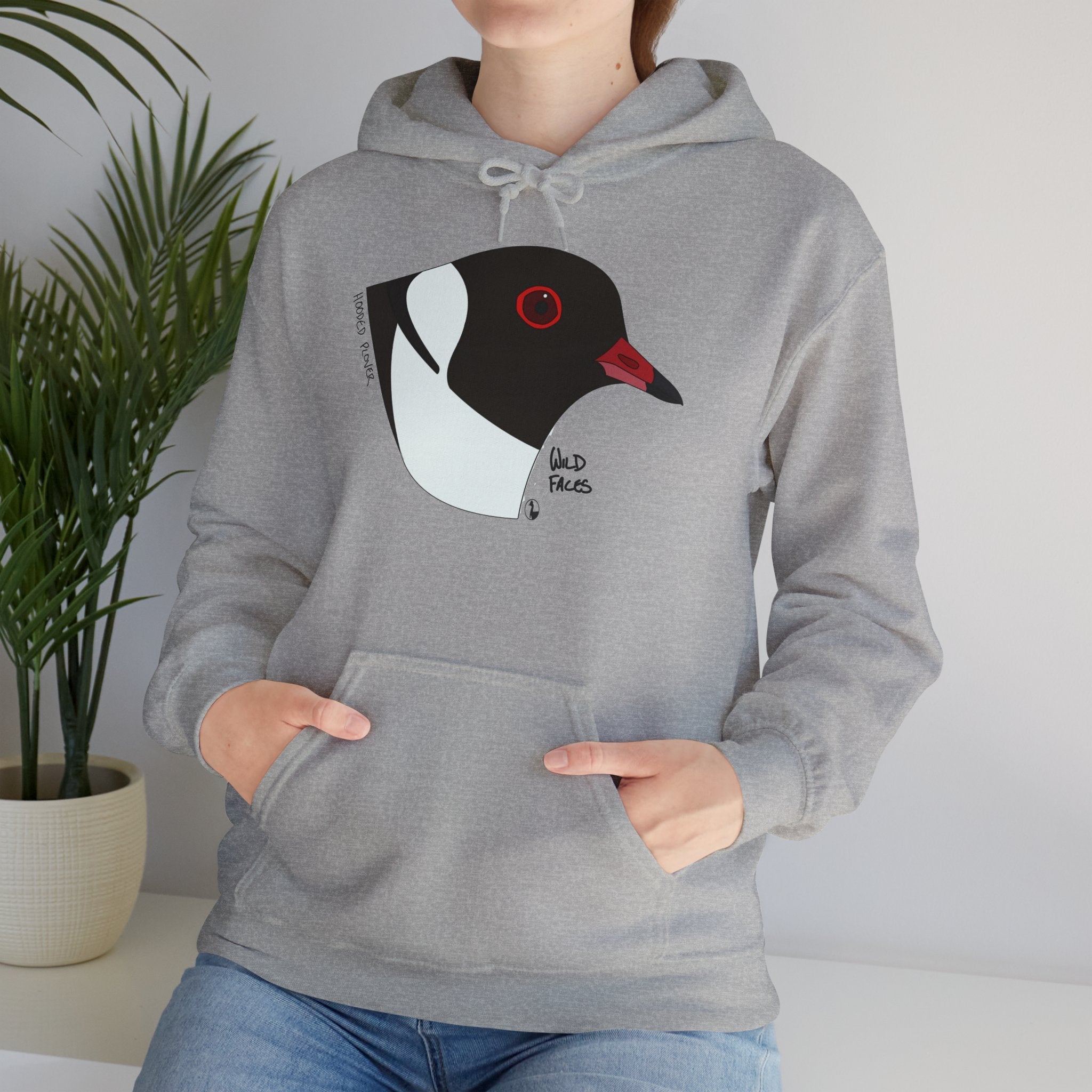 Hooded Plover (head) | Unisex Heavy Blend™ Hooded Sweatshirt Printify