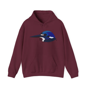 Forest Kingfisher Head | Unisex Heavy Blend™ Hooded Sweatshirt Printify