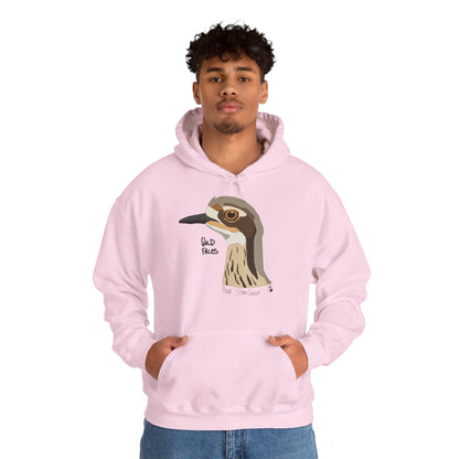 Bush-stone Curlew (head) | Unisex Heavy Blend™ Hooded Sweatshirt