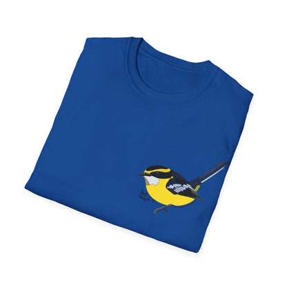 Yellow-breasted Boatbill - Small design - Unisex Softstyle T-Shirt