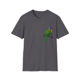 Rainbow Lorikeet - Small design - Unisex Softstyle T-Shirt