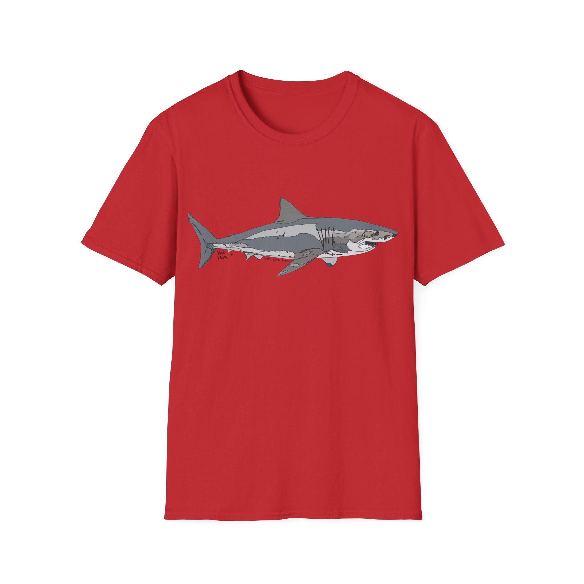 Great White Shark - Unisex Softstyle T-Shirt