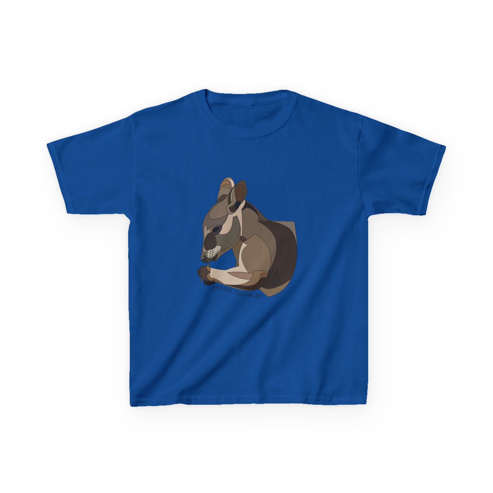 Mareeba Rock Wallaby | Kids Heavy Cotton™ Tee Printify