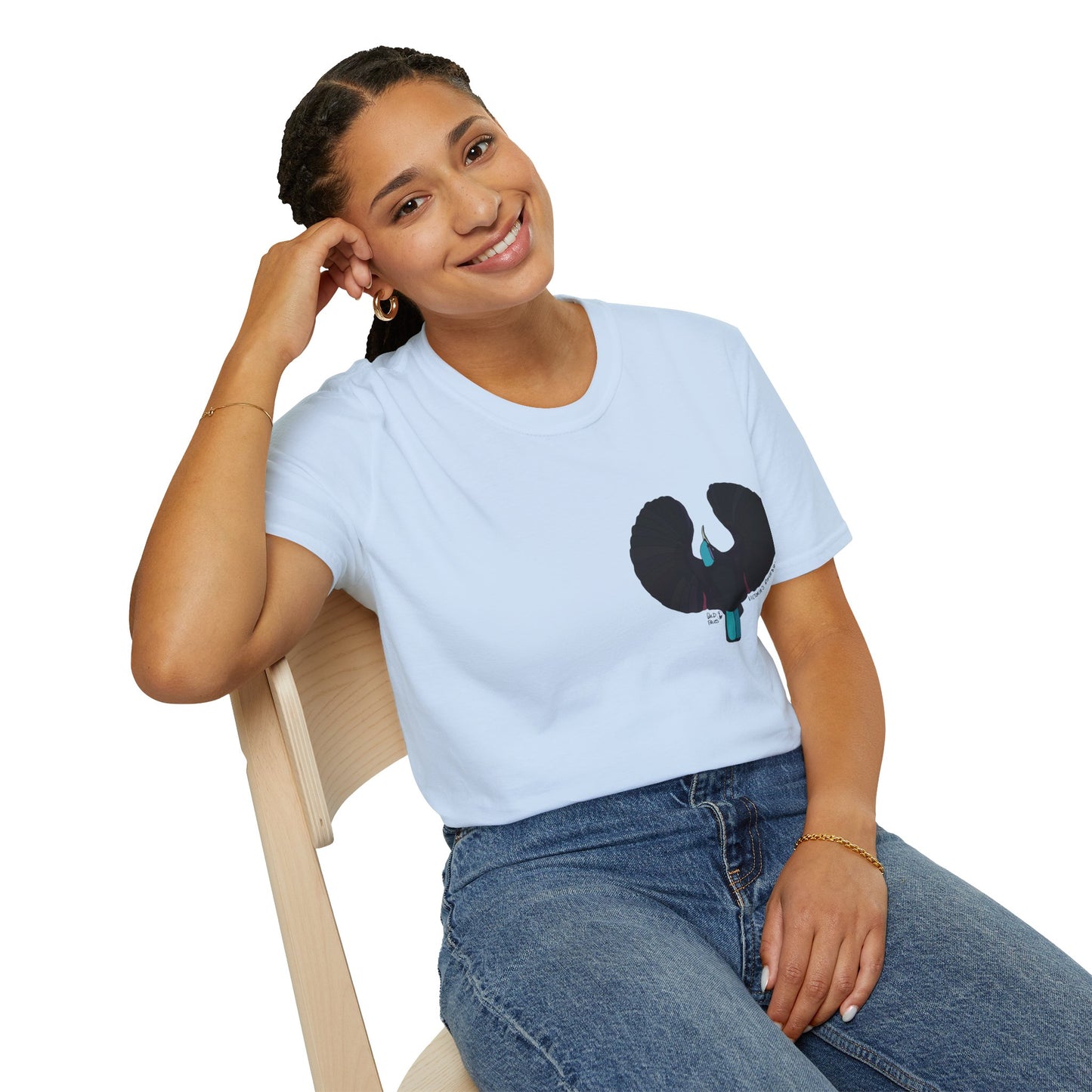 Victoria's Riflebird - Unisex Softstyle T-Shirt