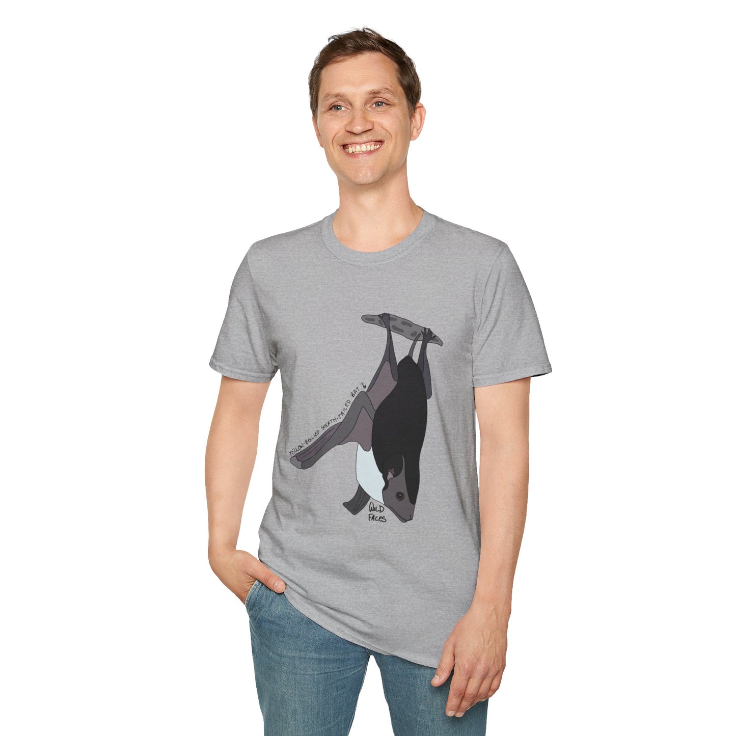 Yellow-bellied Sheath-tailed Bat - Unisex Softstyle T-Shirt