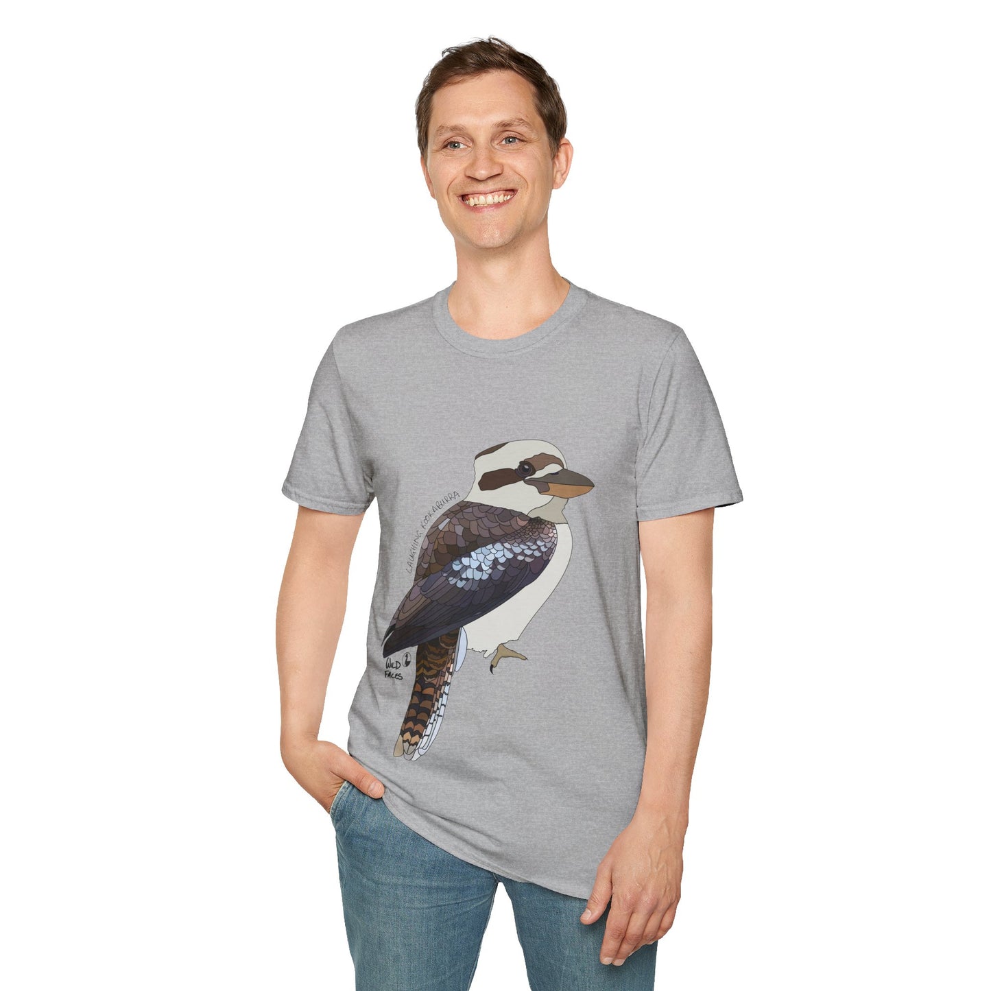 Laughing Kookaburra - Unisex Softstyle T-Shirt