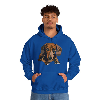 Dachshund (body) | Unisex Heavy Blend™ Hooded Sweatshirt