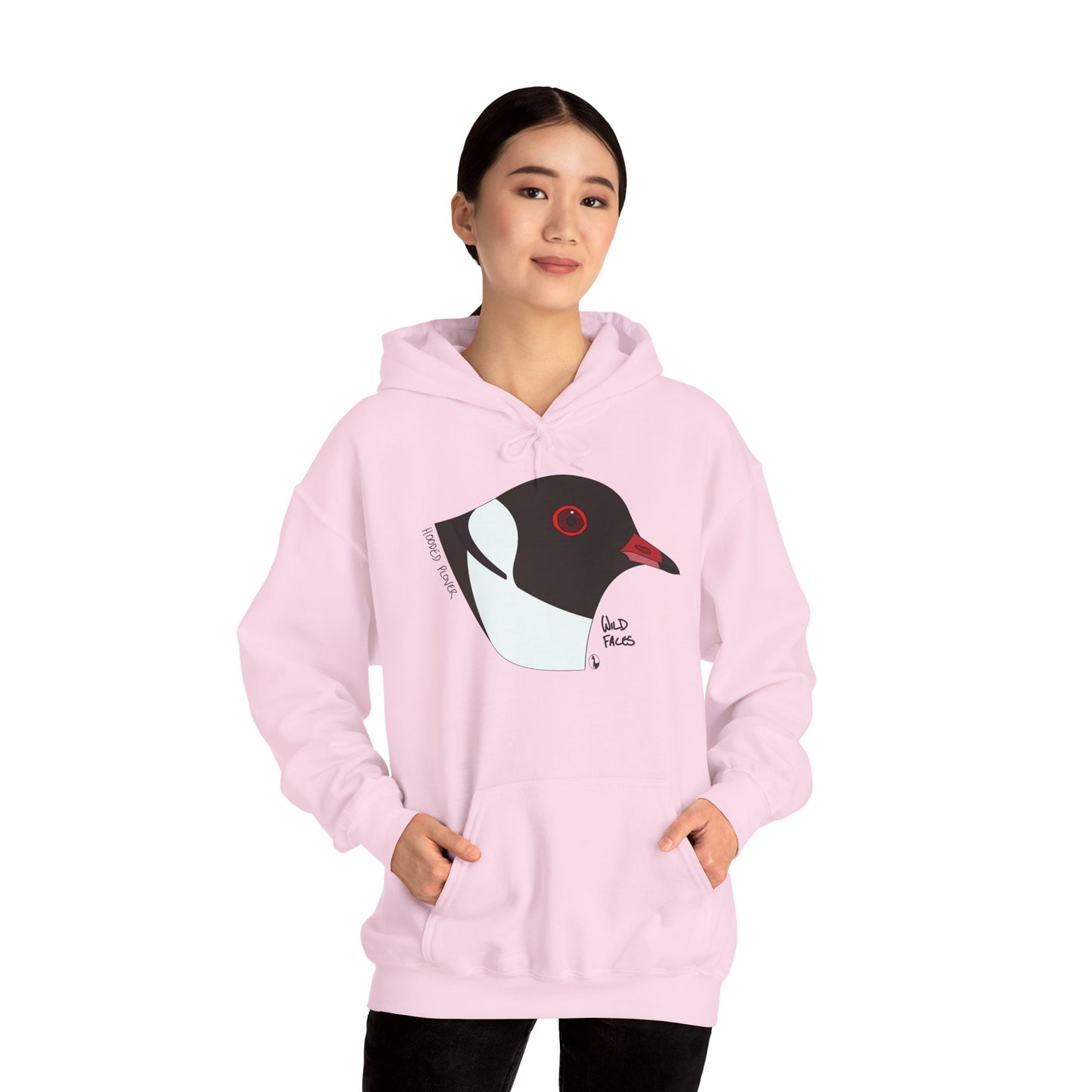 Hooded Plover (head) | Unisex Heavy Blend™ Hooded Sweatshirt