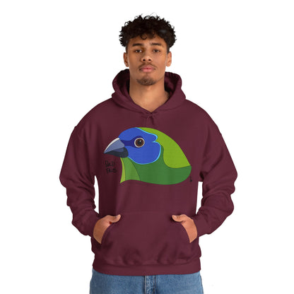 Blue-faced Parrotfinch | Unisex Heavy Blend™ Hooded Sweatshirt