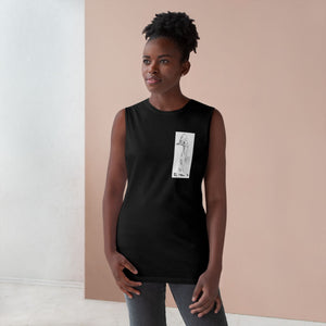 Southern Cassowary (sketch) - Unisex Barnard Tank Printify