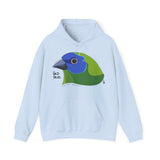 Blue-faced Parrotfinch | Unisex Heavy Blend™ Hooded Sweatshirt Printify