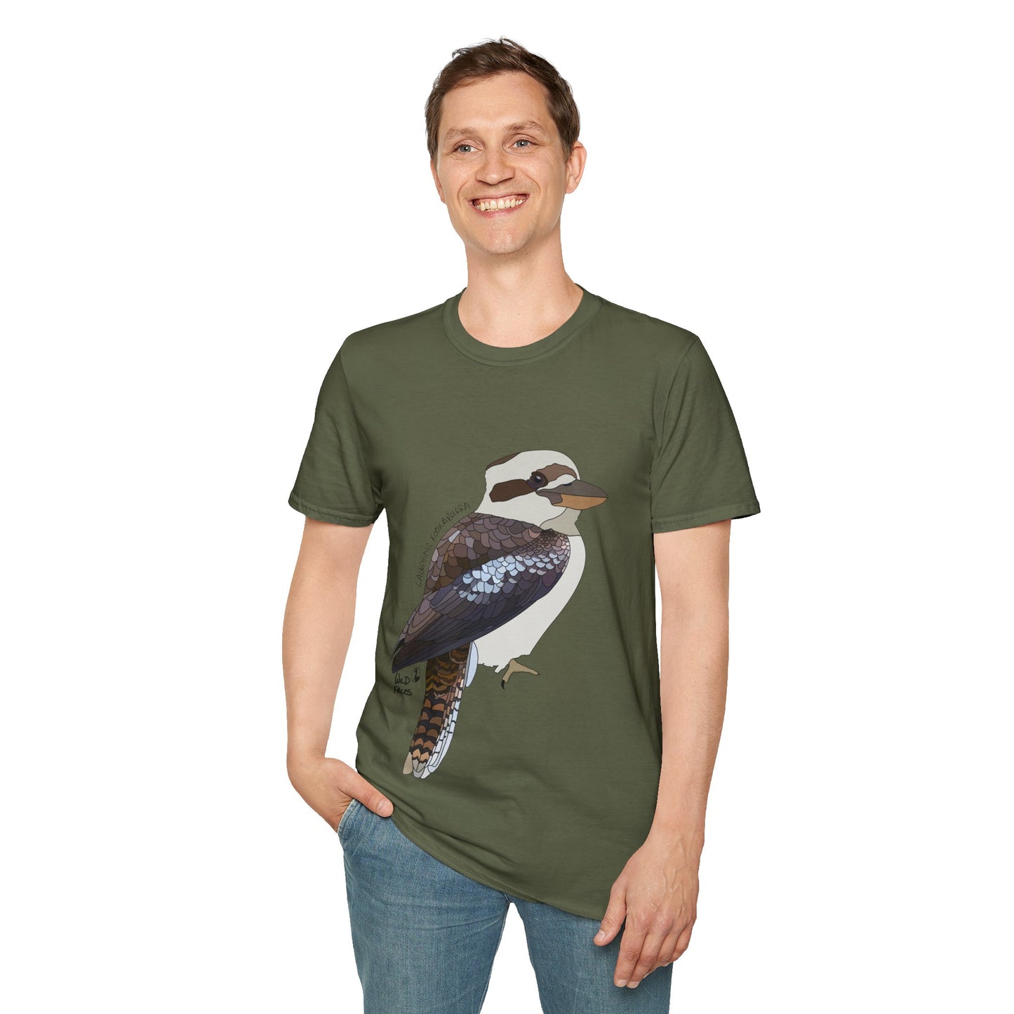 Laughing Kookaburra - Unisex Softstyle T-Shirt