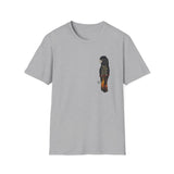 Red-tailed Black Cockatoo - Small design - Unisex Softstyle T-Shirt