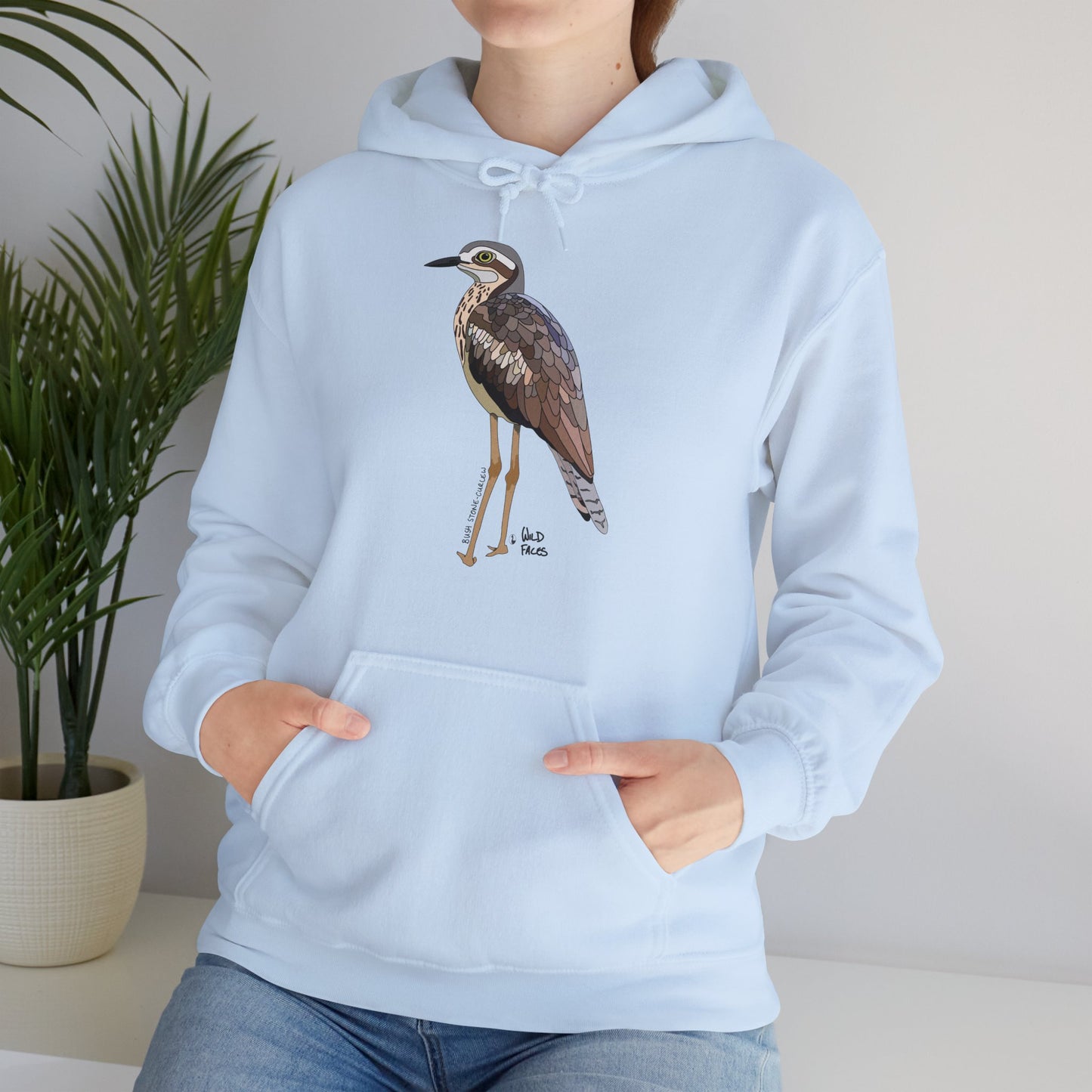 Bush-stone Curlew | Unisex Heavy Blend™ Hooded Sweatshirt