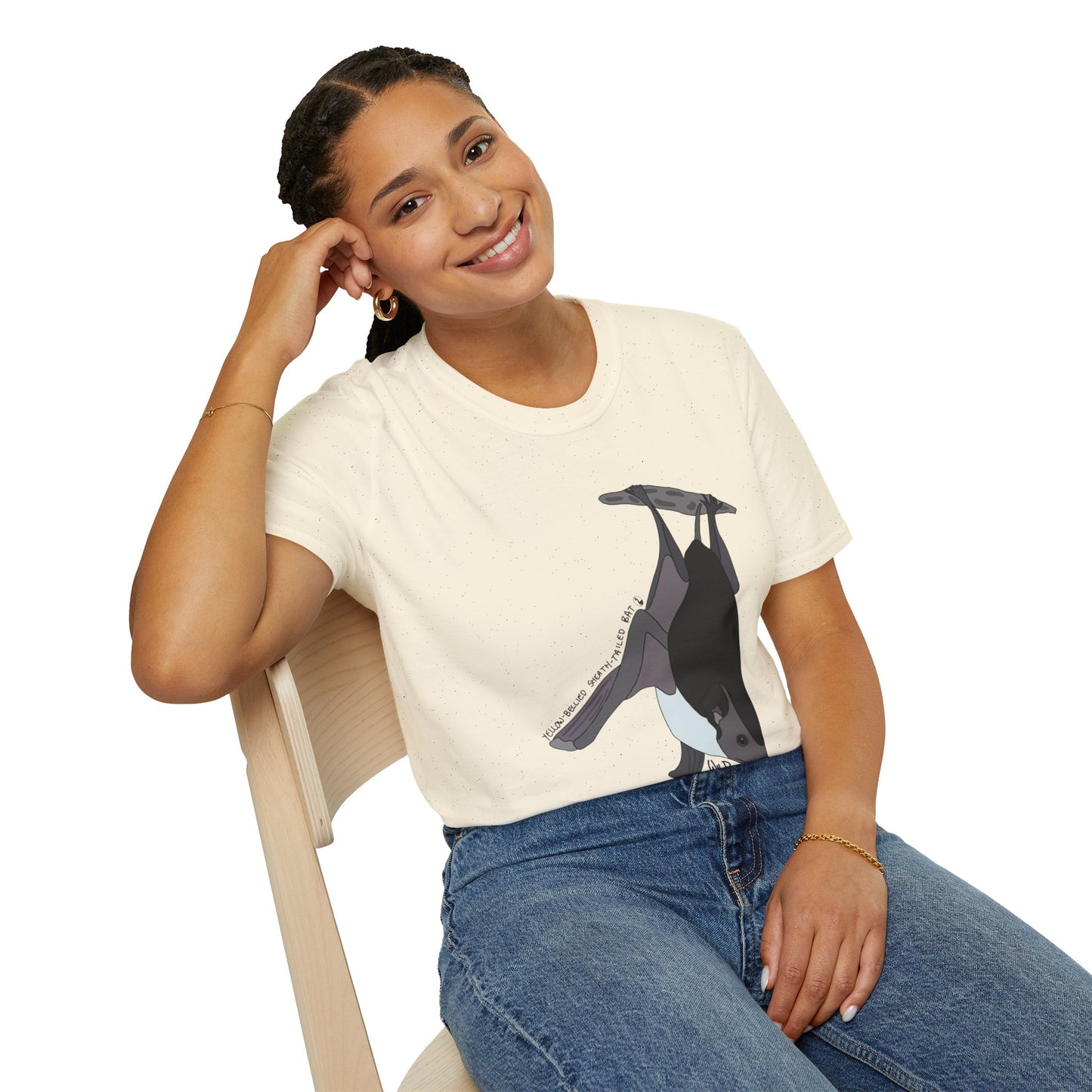 Yellow-bellied Sheath-tailed Bat - Unisex Softstyle T-Shirt