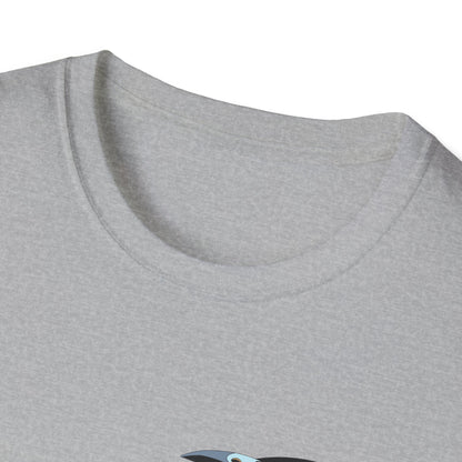 Blue-faced Honeyeater- Small design - Unisex Softstyle T-Shirt