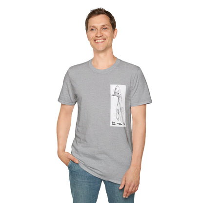 Southern Cassowary (sketch) - Unisex Softstyle T-Shirt