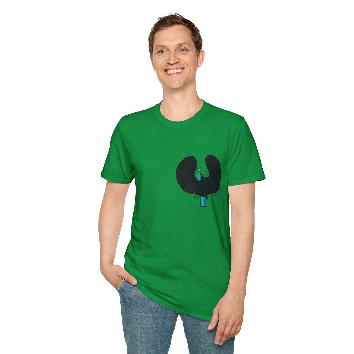 Victoria's Riflebird - Unisex Softstyle T-Shirt