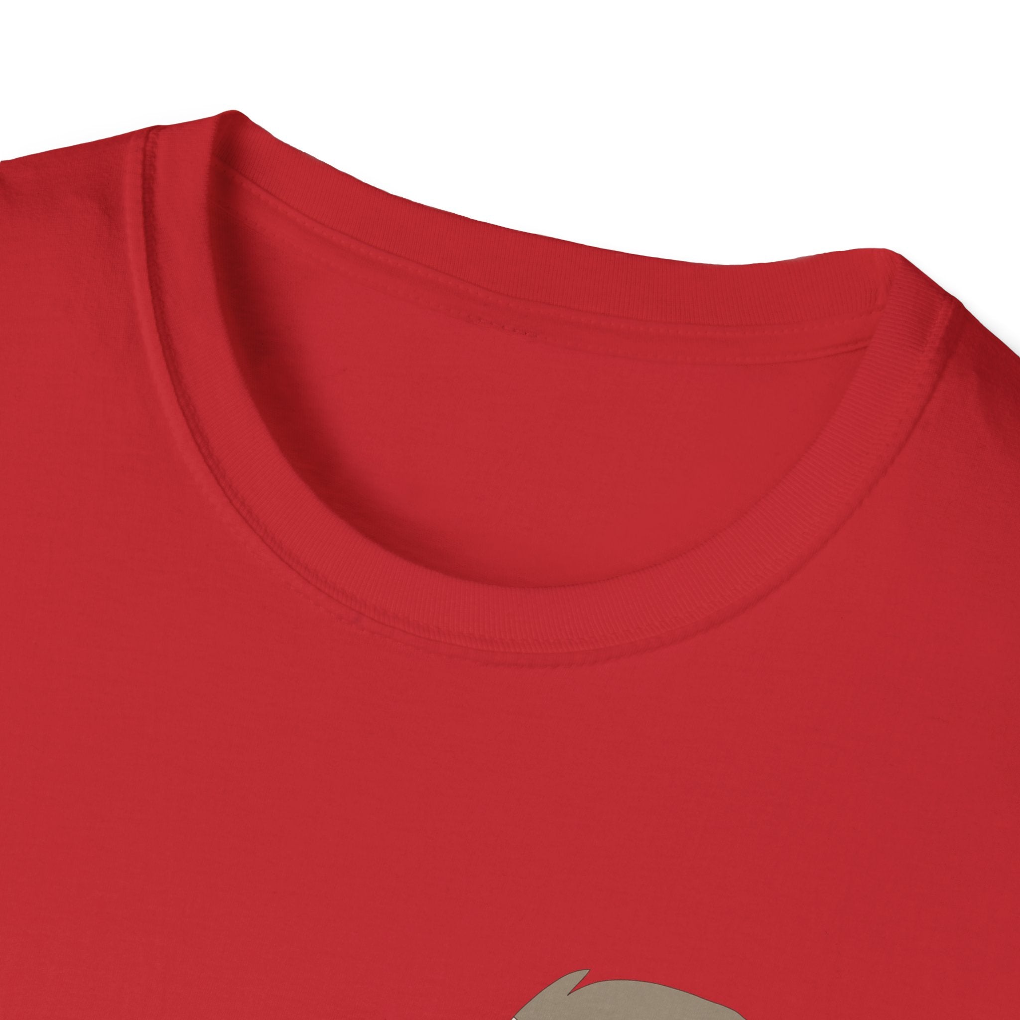 Bush Stone-curlew Head- Small design - Unisex Softstyle T-Shirt Printify