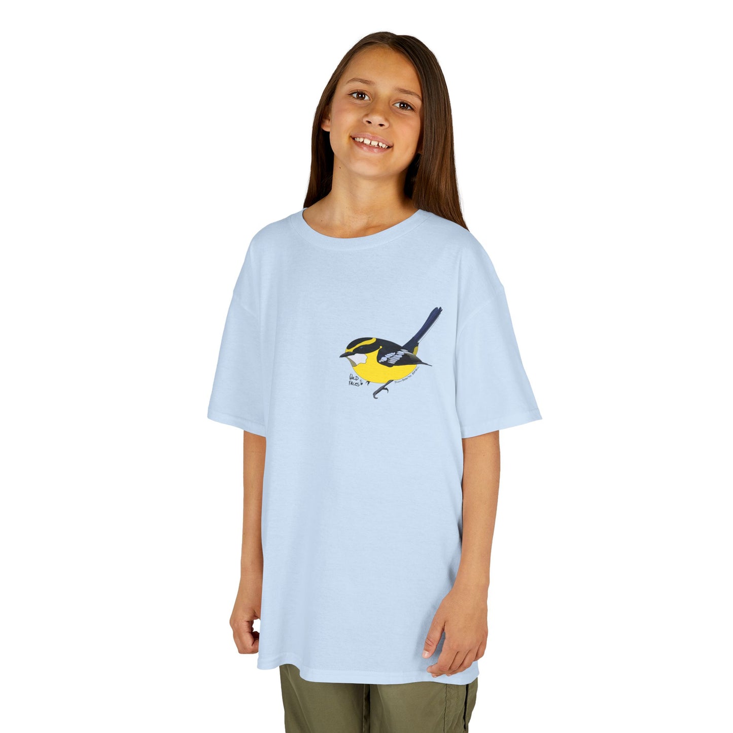 Yellow-breasted Boatbill | Kids Heavy Cotton™ Tee